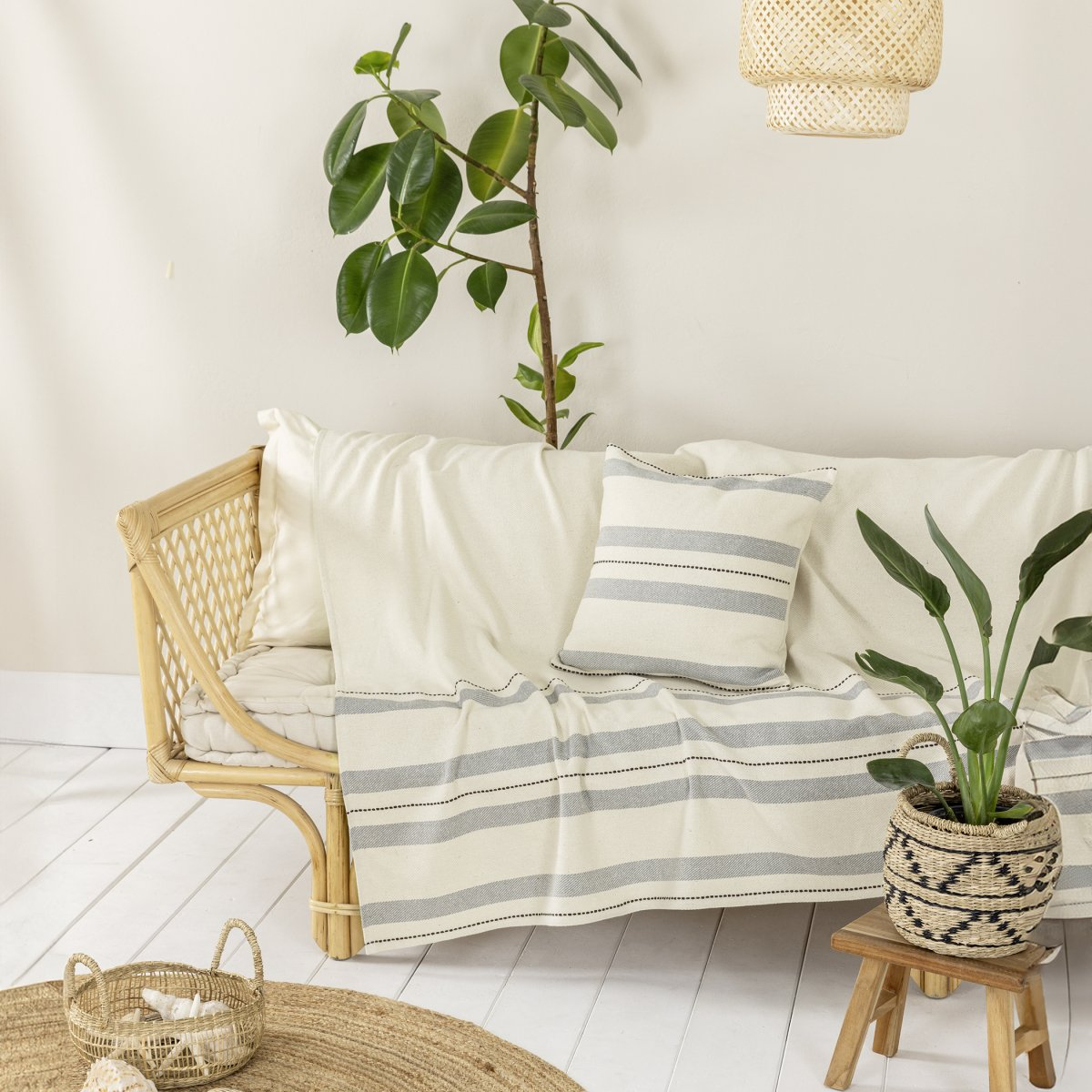 Διακοσμητική Μαξιλαροθήκη (45X45) Nima Living Kaly Home Λευκά Είδη Σαλονιού Μαξιλάρια Διακοσμητικά Spitishop