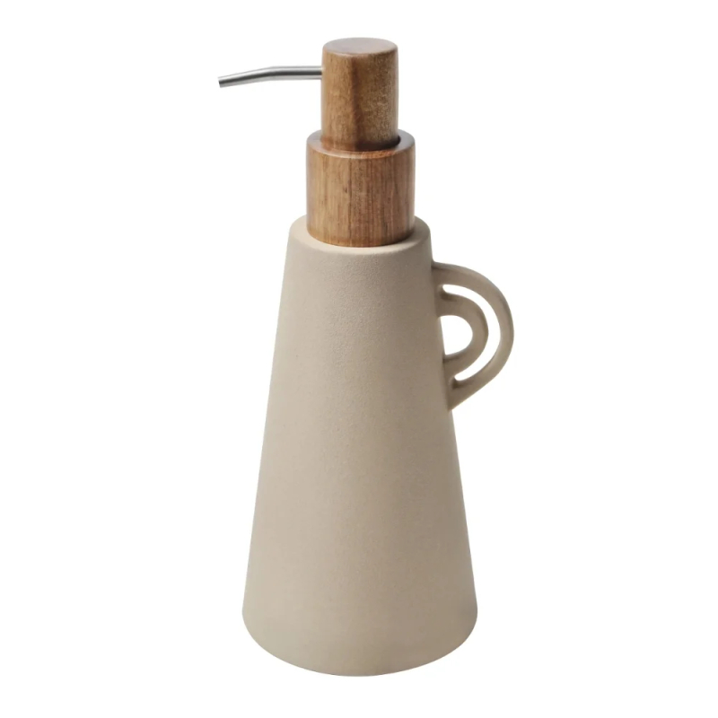 Dispenser Μπάνιου (Φ7.3x18) Spirella Organic Beige