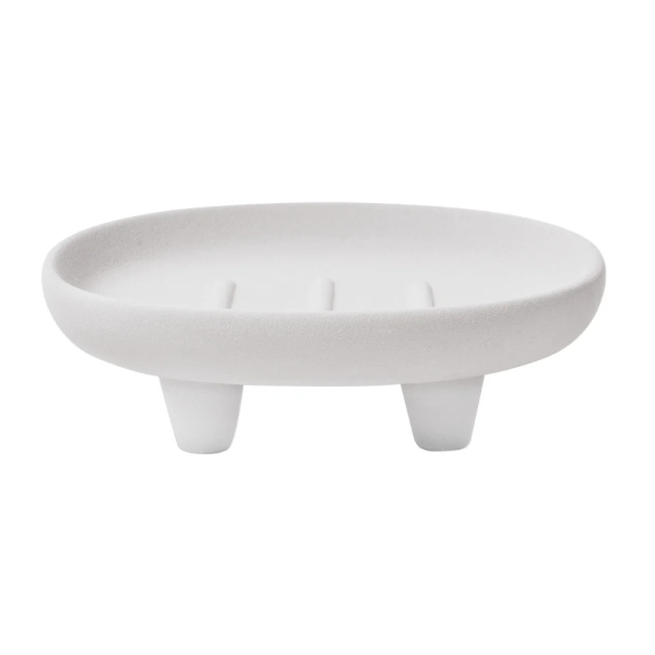 Σαπουνοθήκη (Φ13x4) Spirella Organic White
