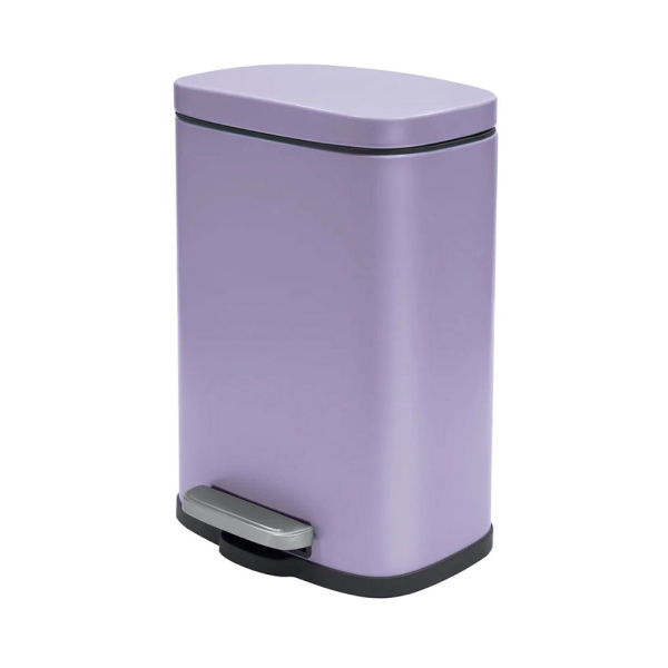 Κάδος Απορριμμάτων Μπάνιου (21.4x16.4x30) Spirella 5lt Akira Lavender