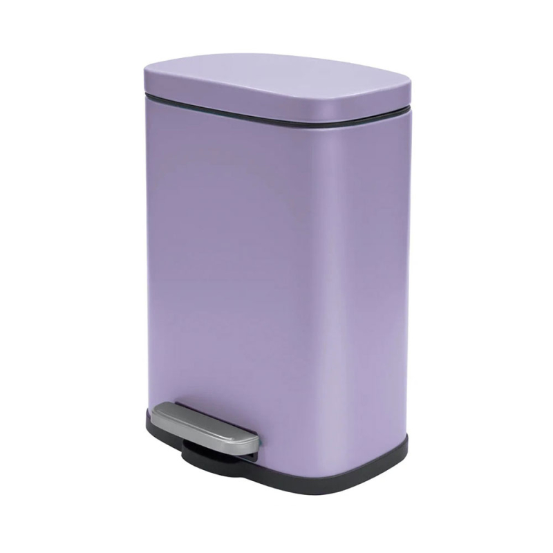 Κάδος Απορριμμάτων Μπάνιου (21.4x16.4x30) Spirella 5lt Akira Lavender