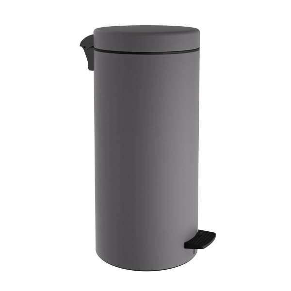 Κάδος Απορριμμάτων (Φ25x53) Pam & Co 25lt 2553 Matt Concrete Grey