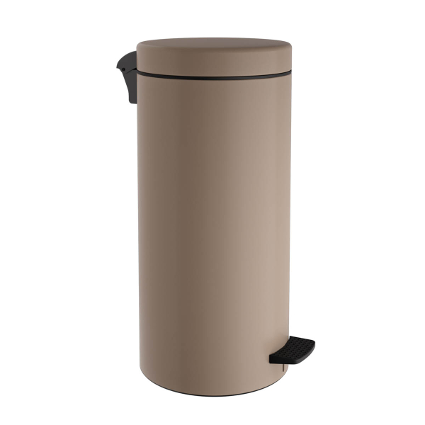 Κάδος Απορριμμάτων (Φ25x53) Pam & Co 25lt 2553-103 Matt Beige
