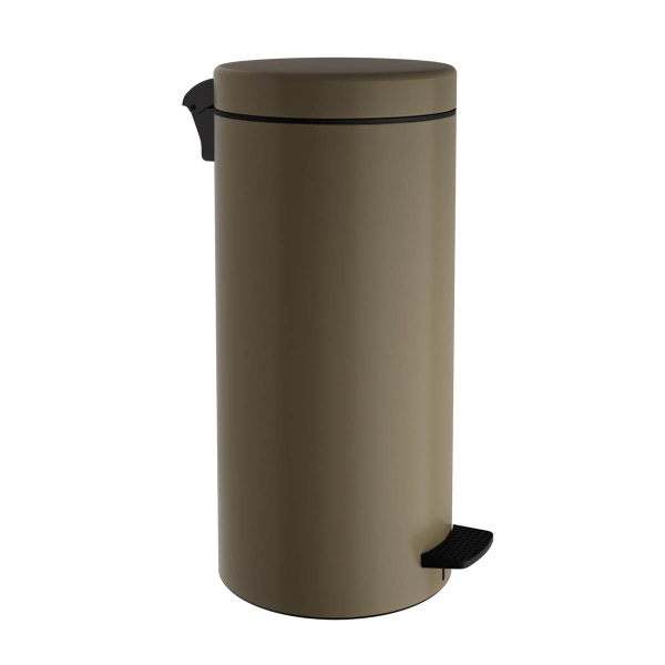 Κάδος Απορριμμάτων (Φ25x53) Pam & Co 25lt 2553-963 Matt Light Bronze