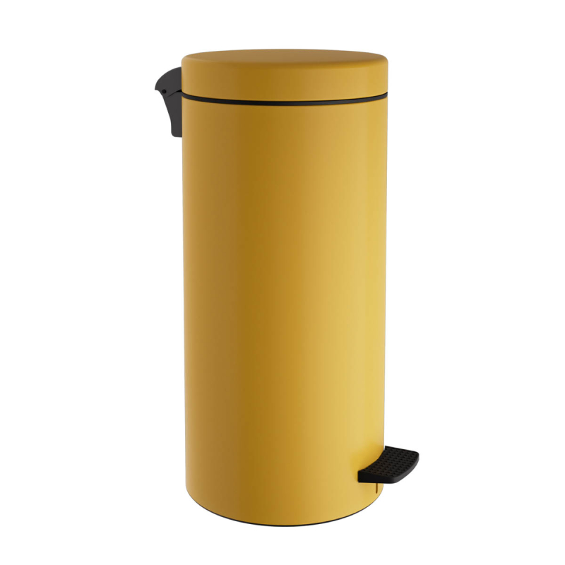 Κάδος Απορριμμάτων (Φ25x53) Pam & Co 25lt 2553 Yellow