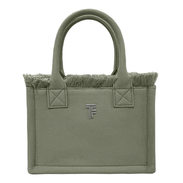 Τσάντα Θαλάσσης (20x9x14) Feel & Touch Caribbean Khaki Mini