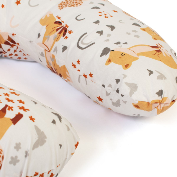 Μαξιλάρι Θηλασμού Dimcol Cute Fox 02 White - Beige