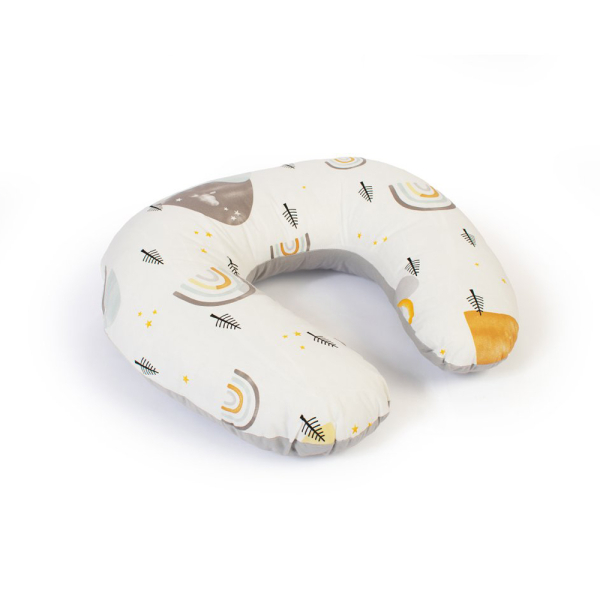 Μαξιλάρι Θηλασμού Dimcol Rainbow 01 White - Grey