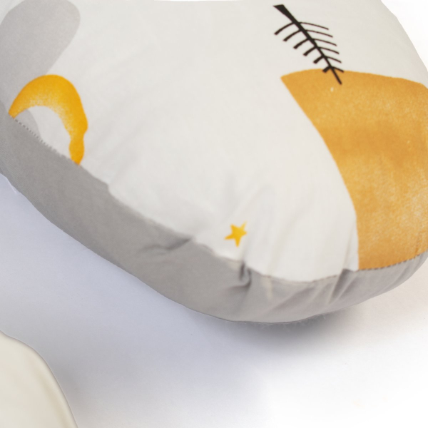 Μαξιλάρι Θηλασμού Dimcol Rainbow 01 White - Grey