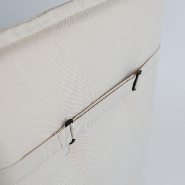 Αδιάβροχο Μαξιλάρι Καρέκλας Με Πλάτη 70cm Ravelia Sole Beige