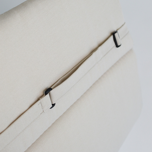 Αδιάβροχο Μαξιλάρι Καρέκλας Με Πλάτη 55cm Ravelia Stitch Beige