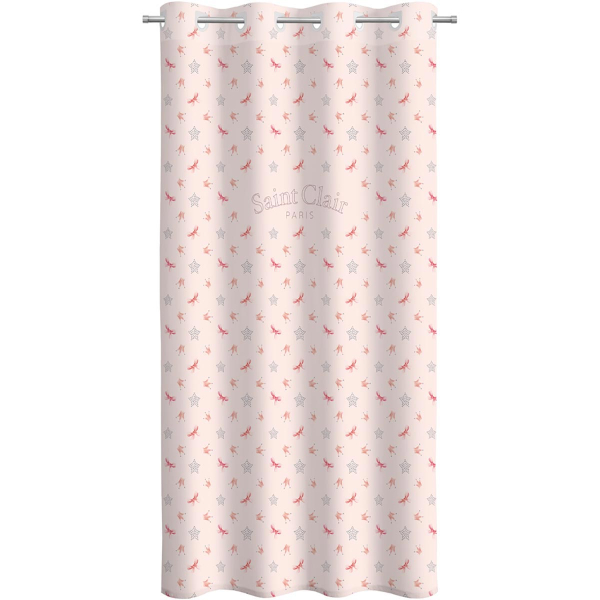 Παιδική Κουρτίνα (160x240) Με Τρουκς Saint Clair Rosie Pinky