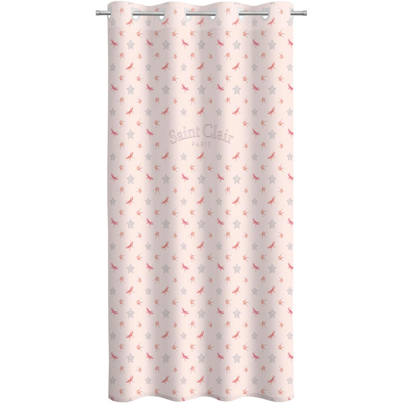 Παιδική Κουρτίνα (160x240) Με Τρουκς Saint Clair Rosie Pinky