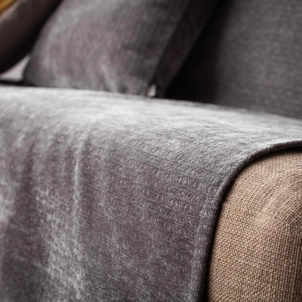 Ριχτάρι Πολυθρόνας (180x180) Gofis Home Valley Ash Grey 421/15