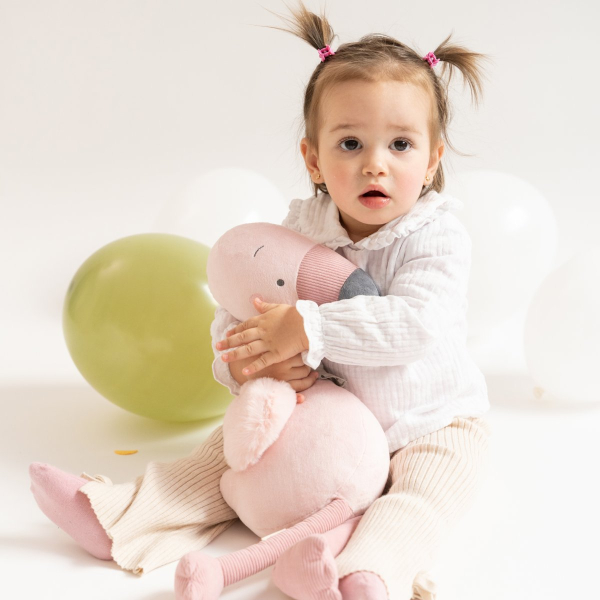 Λούτρινο Ζωάκι 50εκ. Saro Little Explorers Flamingo XL 32542