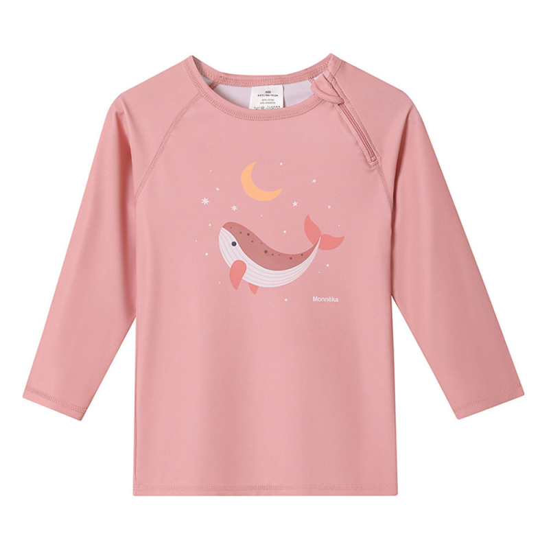 Παιδική Μπλούζα Με Αντηλιακή Προστασία Monneka Pink Whale