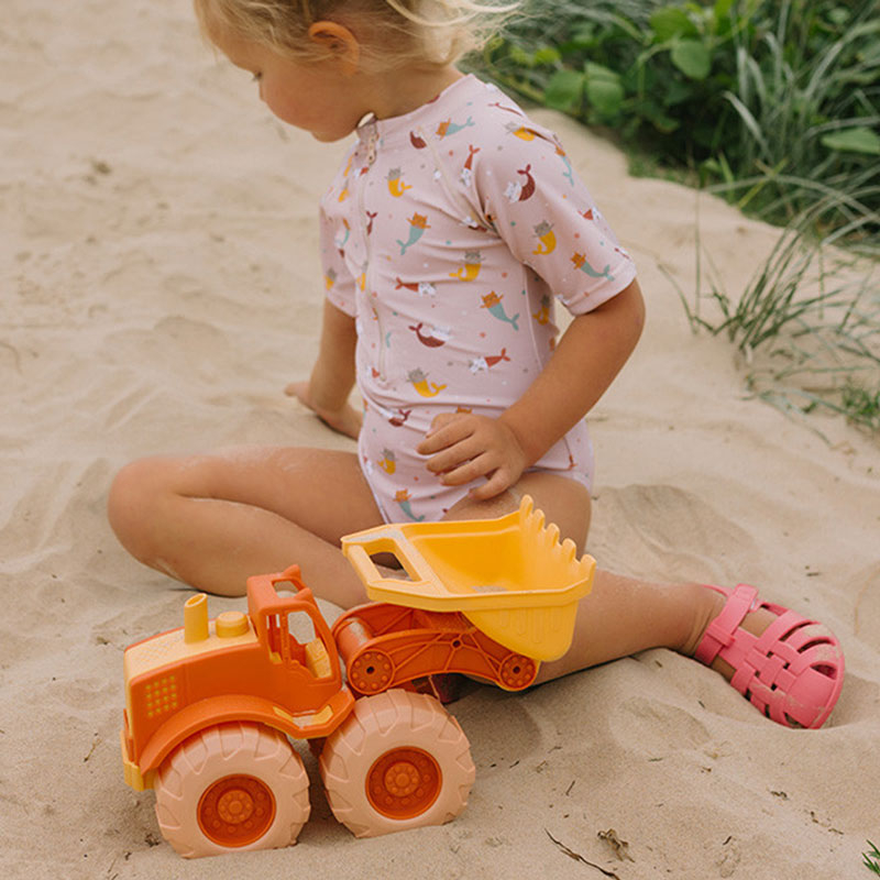 Παιχνίδι Παραλίας Μπουλντόζα Monneka Ροζ Home Θαλάσσης Παιδικά Είδη Παιχνίδια Spitishop