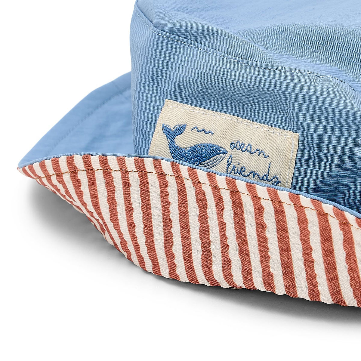 Παιδικό Καπέλο 2 Όψεων Little Dutch Ocean Blue 6-18 Μηνών Home Θαλάσσης Παιδικά Είδη Καπέλα - Τσάντες Spitishop