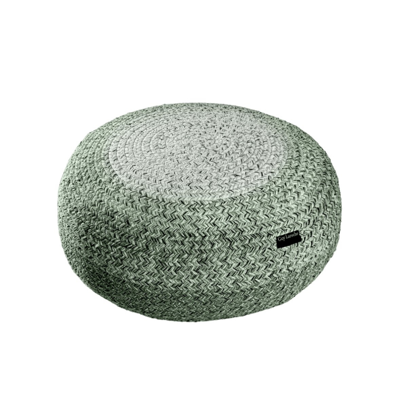 Πουφ (Φ50x25) Guy Laroche Shades Olive