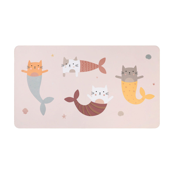 Παιδική Πετσέτα Θαλάσσης Microfiber (90x160) Monneka Mermaid Cats