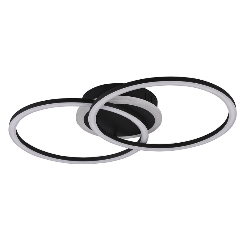 Φωτιστικό Πλαφονιέρα LED Dimmable RL Venida Black R62783132