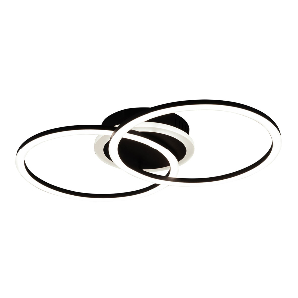 Φωτιστικό Πλαφονιέρα LED Dimmable RL Venida Black R62783132