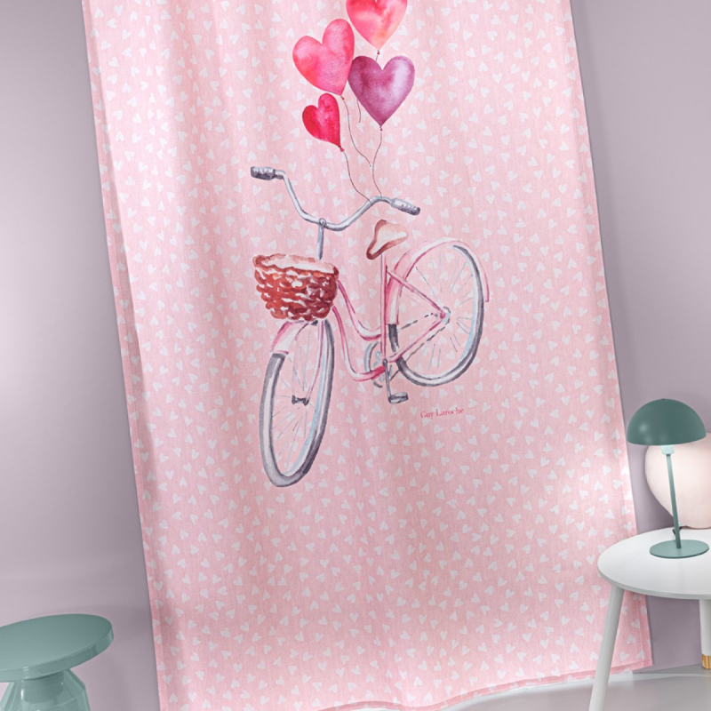 Παιδική Κουρτίνα (145x270) Με Τρέσα Guy Laroche Amore Pink