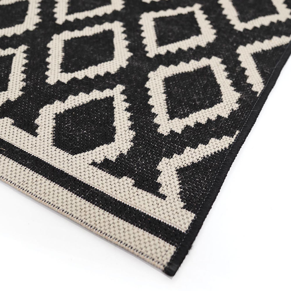 Χαλί Διαδρόμου (67X140) Royal Carpet Flox 3K Black Home Χαλιά Διάδρομοι Spitishop