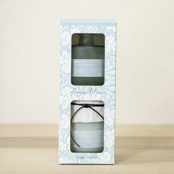Σετ Αρωματικών Χώρου 2τμχ Nima Aqua Fleur