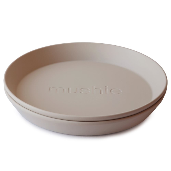 Πιάτα (Σετ 2τμχ) Mushie Vanilla 66-2305206