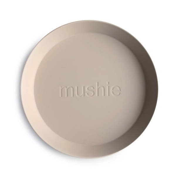 Πιάτα (Σετ 2τμχ) Mushie Vanilla 66-2305206