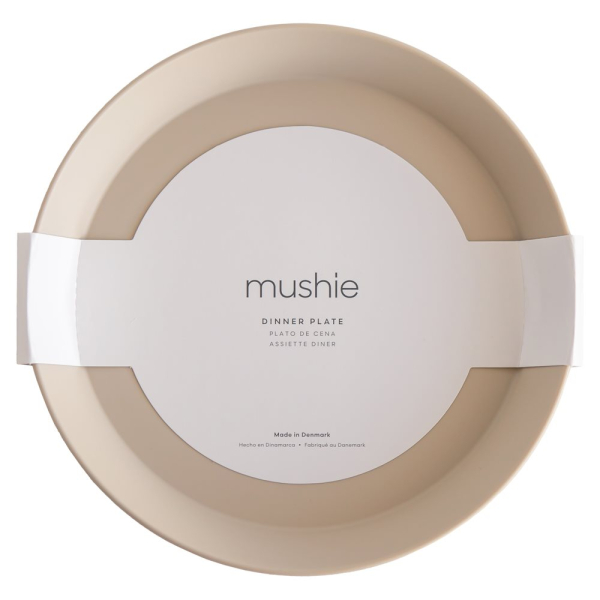Πιάτα (Σετ 2τμχ) Mushie Vanilla 66-2305206