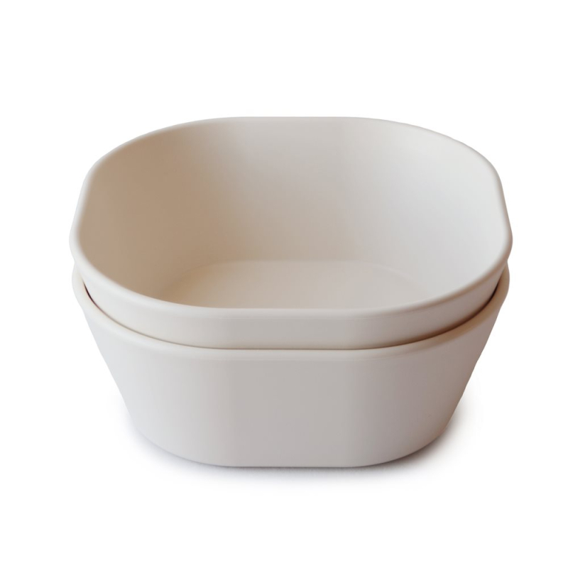 Μπολ (Σετ 2τμχ) Mushie Ivory 66-2314094
