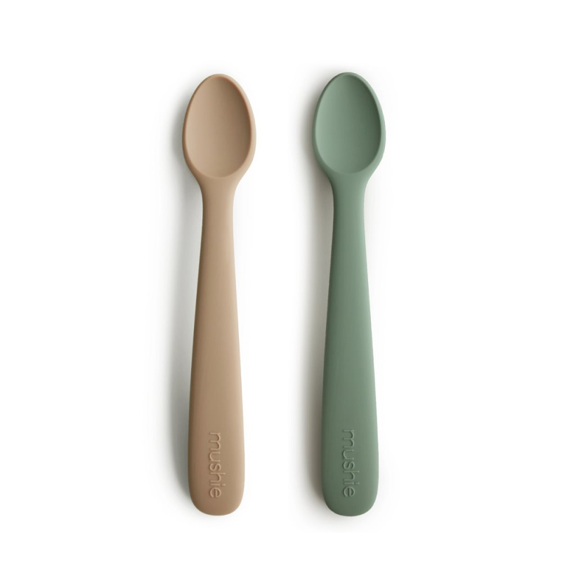 Κουτάλια Φαγητού (Σετ 2τμχ) Mushie Dried Thyme/Natura 66-2360273