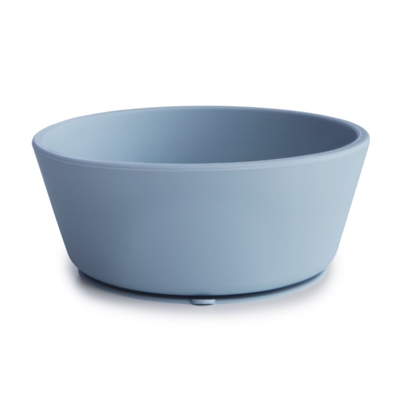 Μπολ Σιλικόνης 280ml Mushie Powder Blue 66-2330228
