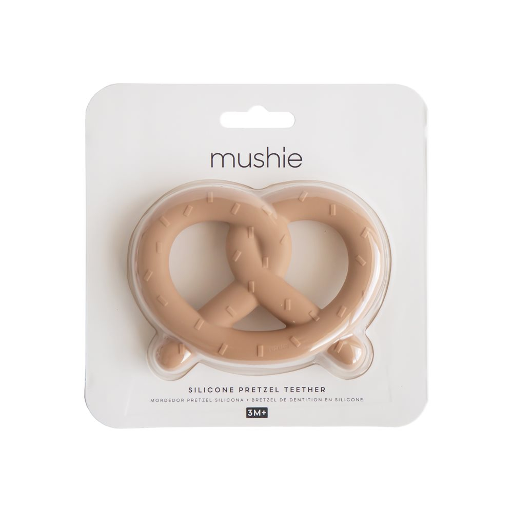 Μασητικό Mushie Pretzel 66-2560454 Home Βρεφικά Μασητικά για Μωρά - Οδοντοφυία Spitishop