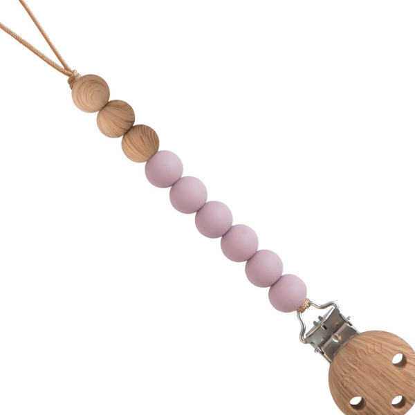 Κλιπ Πιπίλας Mushie Eva Mauve 66-2090107
