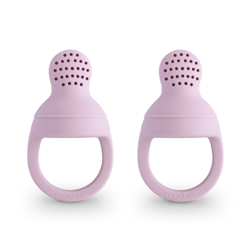 Πιπίλες Φαγητού (Σετ 2τμχ) Mushie Soft Lilac 66-101051