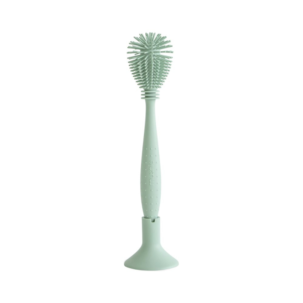 Βούρτσα Καθαρισμού Για Μπιμπερό & Θηλές Mushie Cambridge Blue 66-101732