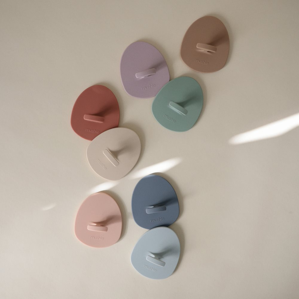 Βρεφικές Βούρτσα (Σετ 2Τμχ) Mushie Rose Soft Lilac 66-102074 Home Βρεφικά Φροντίδα & Περιποίηση Μωρού Spitishop