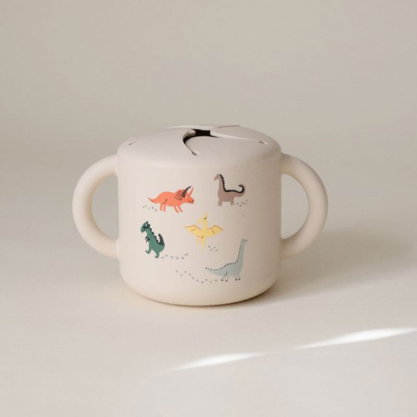 Κυπελάκι Για Σνακ 400ml Mushie Dinosaurs 66-102089