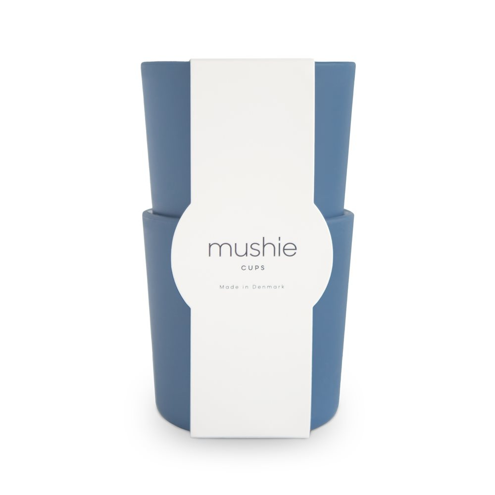 Ποτήρια 220Ml (Σετ 2Τμχ) Mushie Twilight Blue 66-102120 Home Παιδικά Είδη Φαγητού & Αξεσουάρ Σερβιρίσματος Spitishop