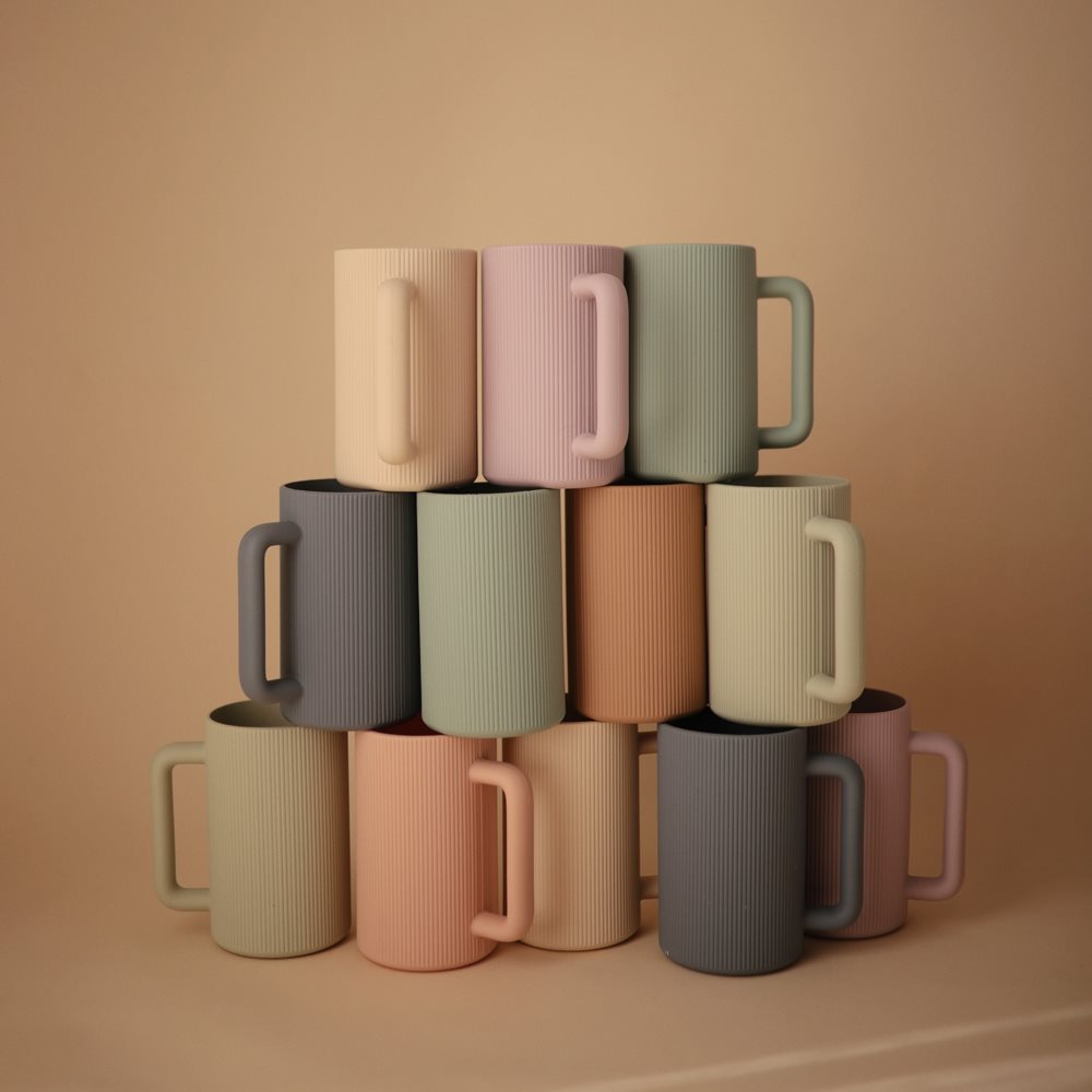Κύπελλο Λουσίματος 830Ml Mushie Blush 66-101907 Home Βρεφικά Φροντίδα & Περιποίηση Μωρού Spitishop