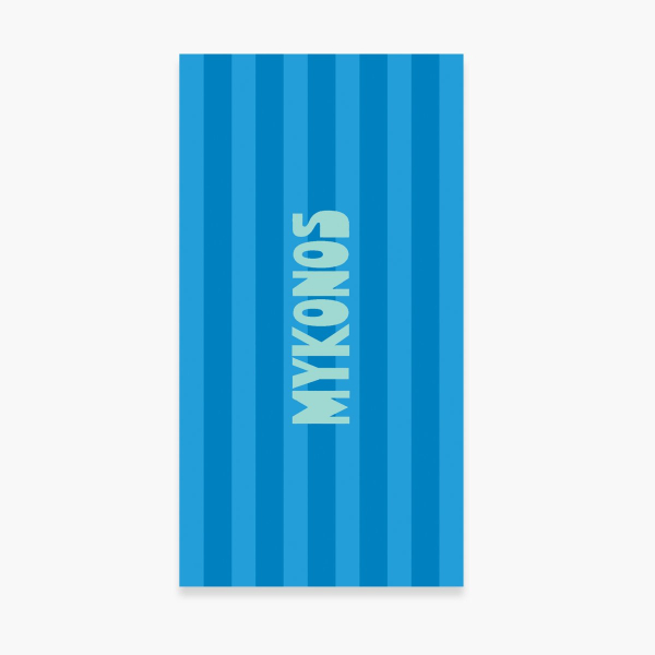 Πετσέτα Θαλάσσης (80x160) Nef-Nef Homeware Mykonos Blue