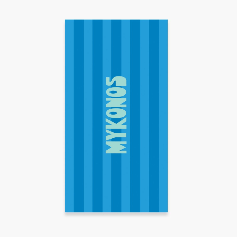 Πετσέτα Θαλάσσης (80x160) Nef-Nef Homeware Mykonos Blue