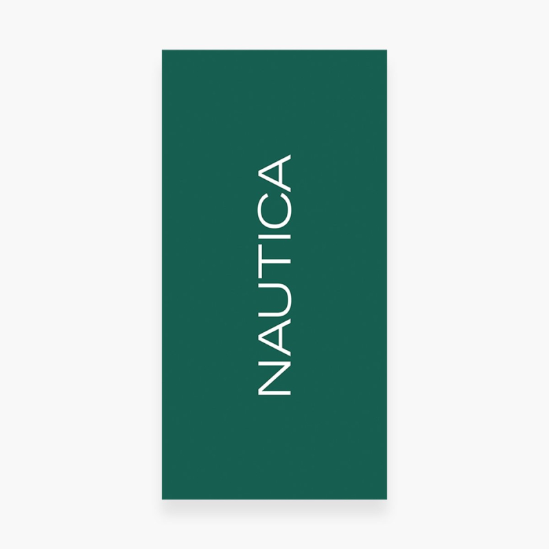 Πετσέτα Θαλάσσης (80x160) Nautica By Nef-Nef Homeware Logo Green