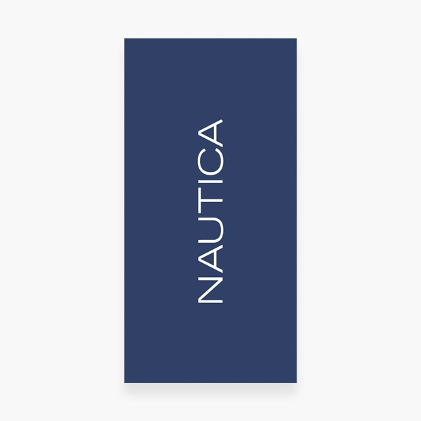 Πετσέτα Θαλάσσης (80x160) Nautica By Nef-Nef Homeware Logo Blue