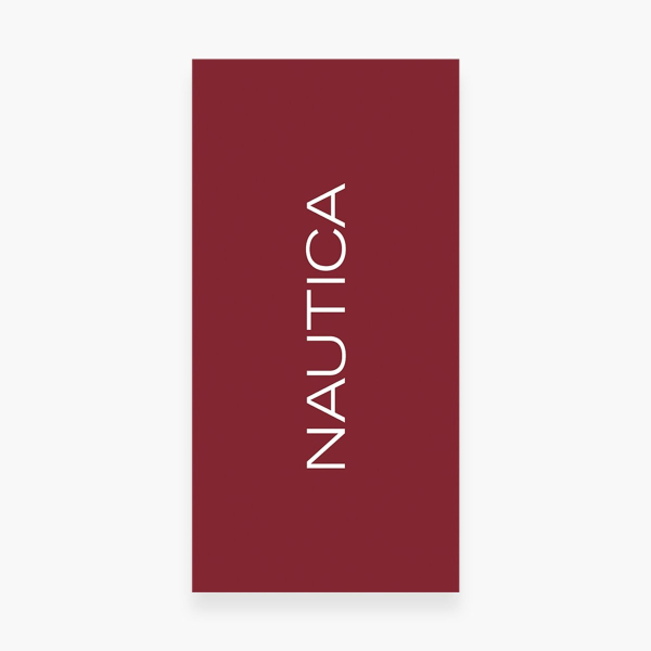 Πετσέτα Θαλάσσης (80x160) Nautica By Nef-Nef Homeware Logo Red
