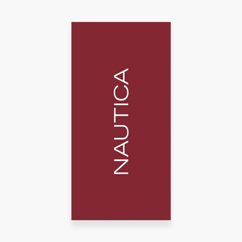 Πετσέτα Θαλάσσης (80x160) Nautica By Nef-Nef Homeware Logo Red