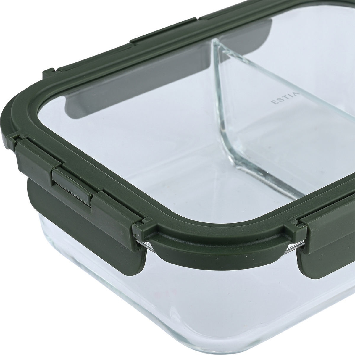 Φαγητοδοχείο με Χωρίσματα 1 46Lt (19 8X14 8X5 9) Estia Click Seal Olive 01-39639 Home Οργάνωση & Αποθήκευση Κουζίνας Φαγητοδοχεία Spitishop